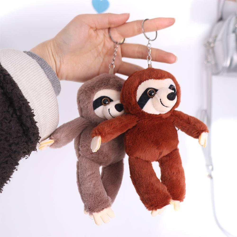 Bag Charm Plush Sloth Keychain Simulation Sloth Plush Toy Kids Toy Sloth Small Pendant Backpack сірий
Bag Charm Plush Sloth Keychain Simulation Sloth Plush Toy Kids Toy Sloth Small Pendant Backpack сірий