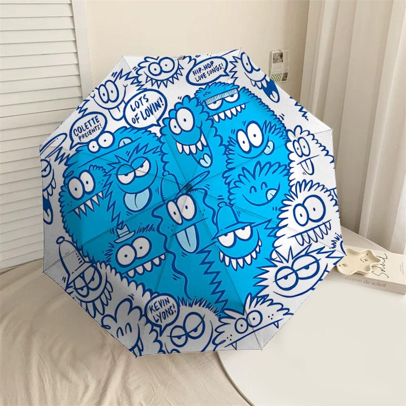 1PC monster love Umbrella-9-Rib Reinforced, Automatic Open, Lightweight & Durable, Cute Fashion Accessory for Outdoor-P0703
1PC monster love Umbrella-9-Rib Reinforced, Automatic Open, Lightweight & Durable, Cute Fashion Accessory for Outdoor-P0703