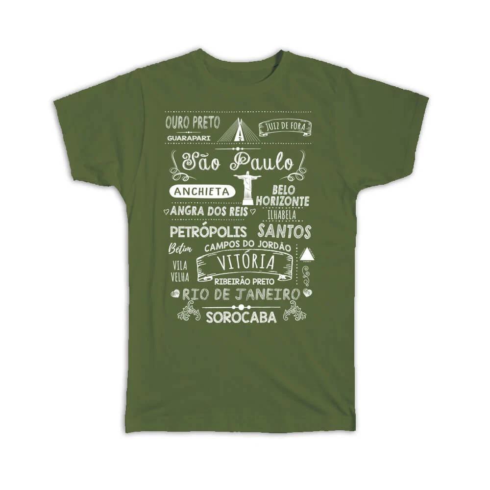 Gift T-Shirt : Brazilian Cities Brazil South East Chalk Art Poster Traveler 2XL
Gift T-Shirt : Brazilian Cities Brazil South East Chalk Art Poster Traveler 2XL