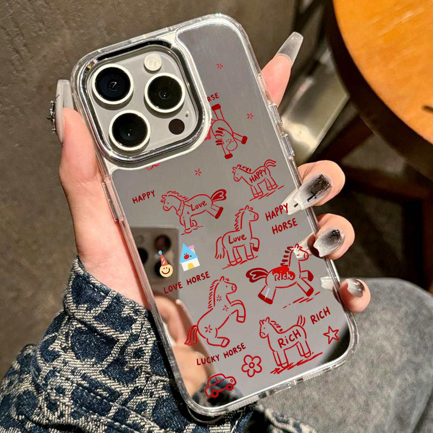 Red Striped Horse Apple 16 Pro Max Case - iPhone 17 Pro Mirror Personality Cover Apple 6 Plus/7 Plus/8 Plus
Red Striped Horse Apple 16 Pro Max Case - iPhone 17 Pro Mirror Personality Cover Apple 6 Plus/7 Plus/8 Plus
