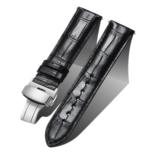 Кожаный ремешок для часов BINLUN, ремешок с узором крокодила, быстросъемный сменный ремешок для часов, классический ремешок для часов ручной работы из натуральной кожи, унисекс (черный
Кожаный ремешок для часов BINLUN, ремешок с узором крокодила, быстросъемный сменный ремешок для часов, классический ремешок для часов ручной работы из натуральной кожи, унисекс (черный