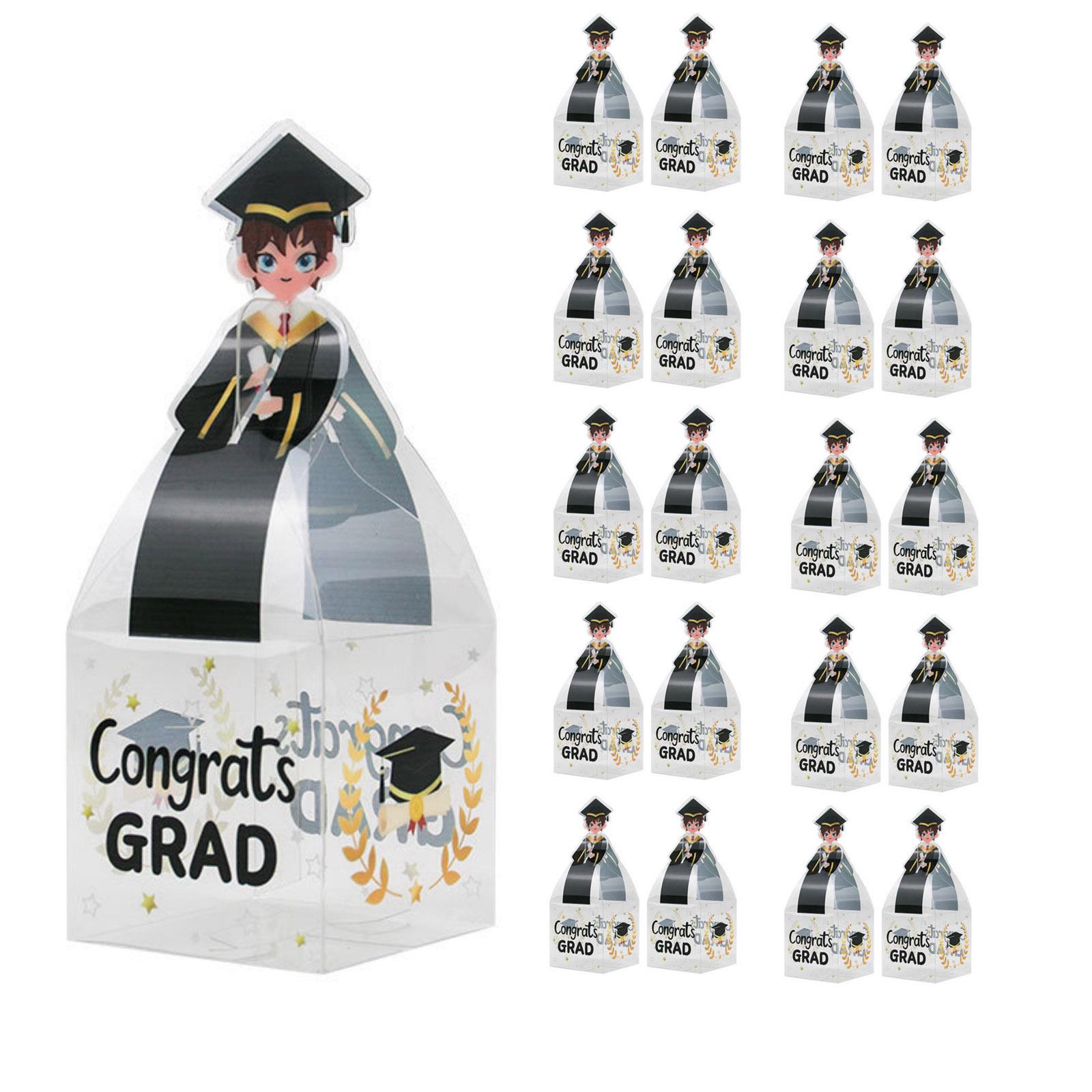 Graduation Party Favor Boxes with Graduation Cap and Gown Design Congrats Grad Print for Graduation Celebrations and Events One Size
Graduation Party Favor Boxes with Graduation Cap and Gown Design Congrats Grad Print for Graduation Celebrations and Events One Size