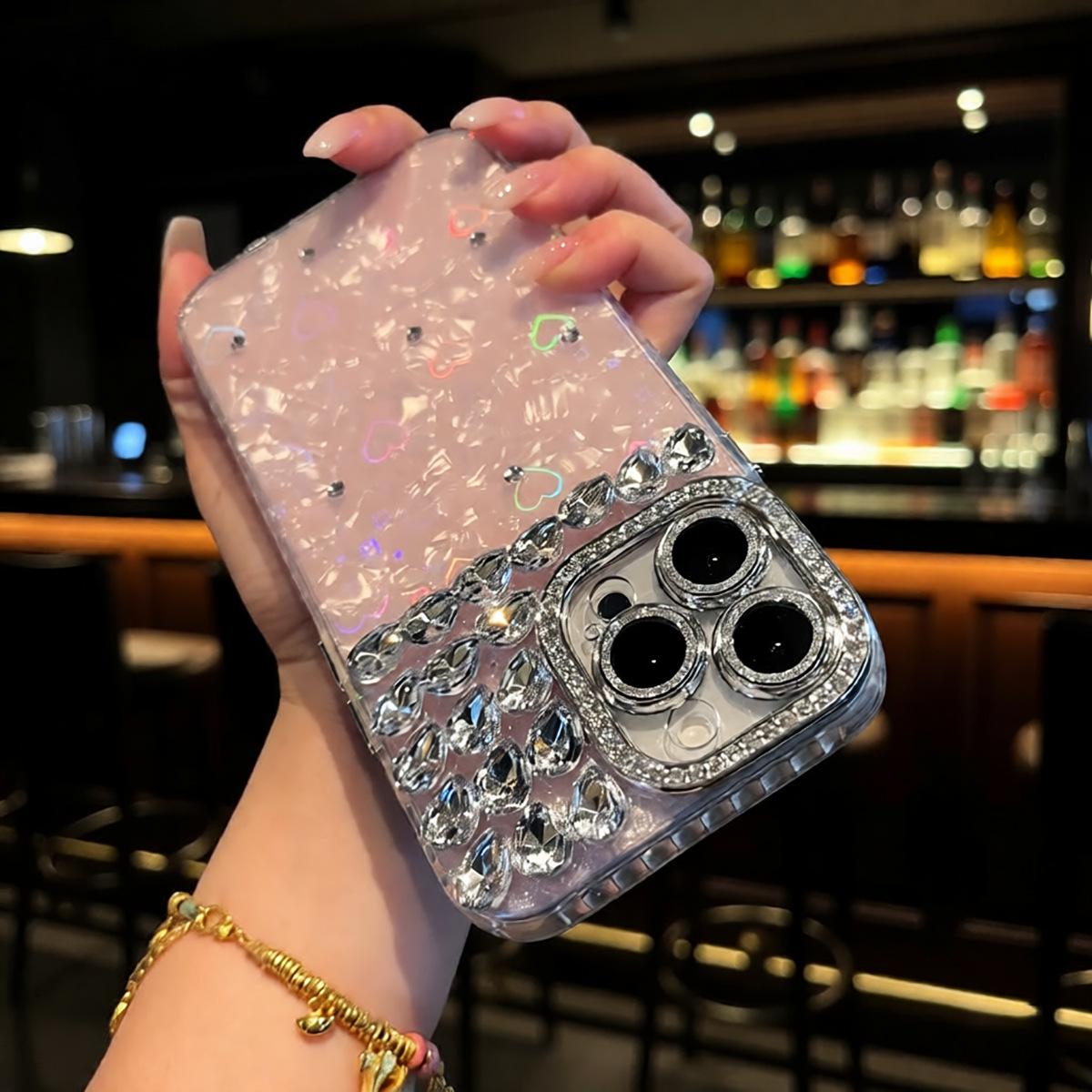 Cat Ears Diamond Heart Shell Case for iPhone 17 Pro Max, iPhone 16, 15, 13 13
Cat Ears Diamond Heart Shell Case for iPhone 17 Pro Max, iPhone 16, 15, 13 13