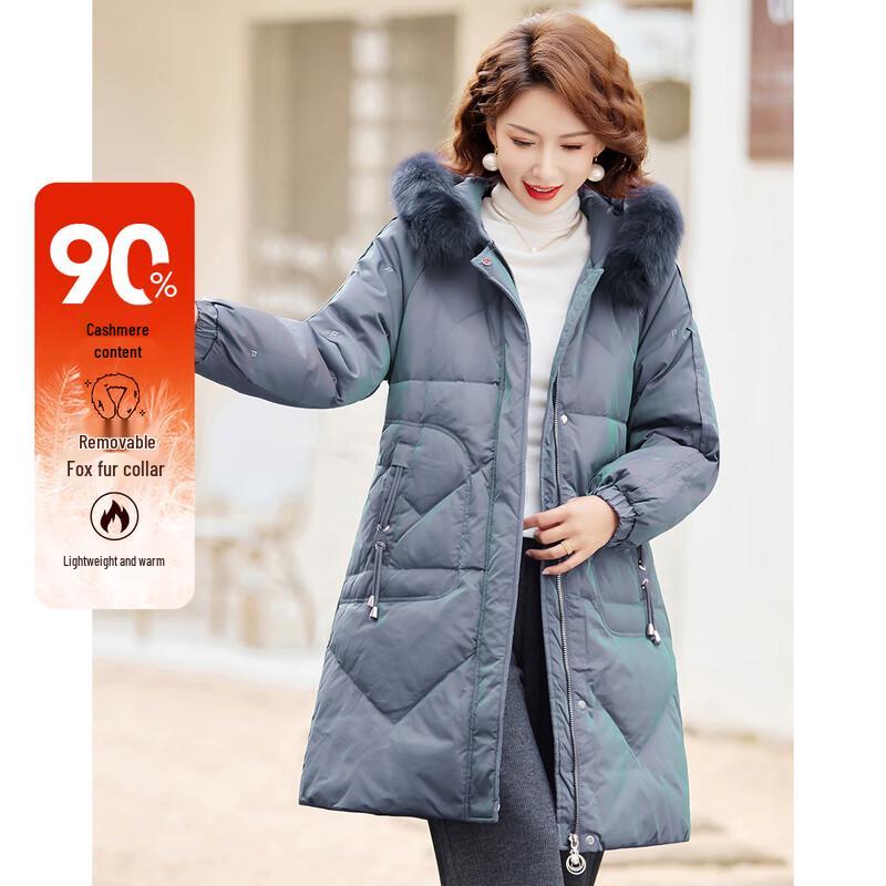 Pa Si Te Women s 90% Down Mid-Length Winter Coat with Fox Fur Trim 3XL
Pa Si Te Women s 90% Down Mid-Length Winter Coat with Fox Fur Trim 3XL