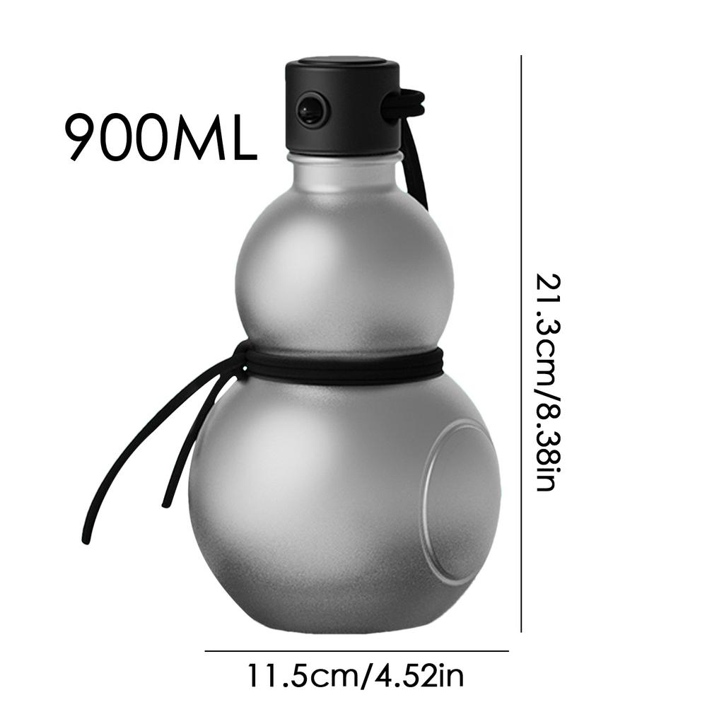 Бутылка для воды в форме тыквы в стиле ретро, бутылка для воды в форме тыквы объемом 900 мл, китайская посуда для питья в форме тыквы по фен-шуй, герметичная бутылка для вина 0.85L серебряный
Бутылка для воды в форме тыквы в стиле ретро, бутылка для воды в форме тыквы объемом 900 мл, китайская посуда для питья в форме тыквы по фен-шуй, герметичная бутылка для вина 0.85L серебряный
