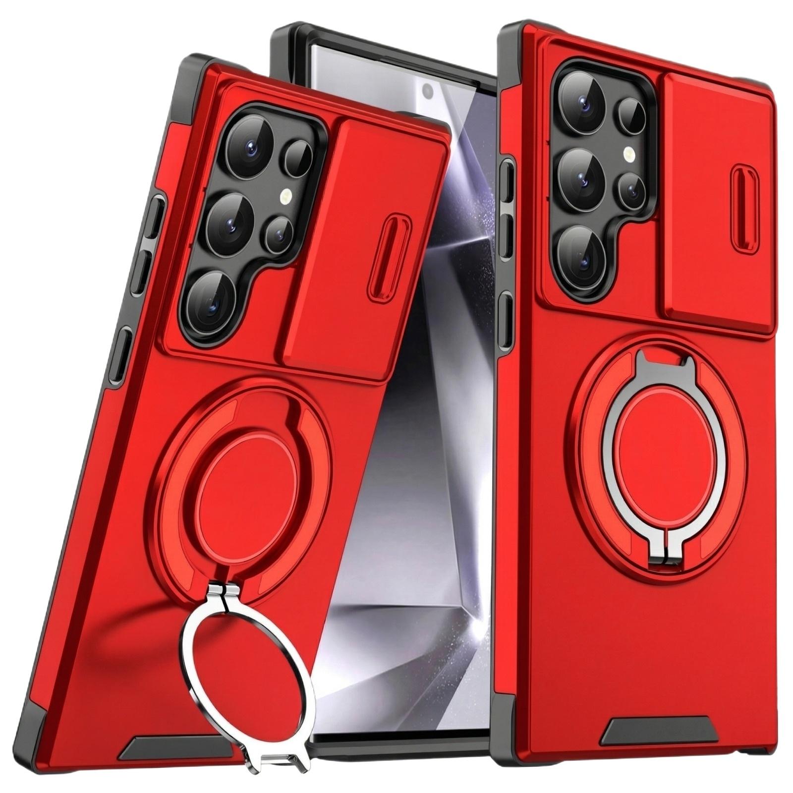 -laxy S24 Ultra Magnetic Phone Case Holder With Sliding Window Lens Cover One Size червоний
-laxy S24 Ultra Magnetic Phone Case Holder With Sliding Window Lens Cover One Size червоний