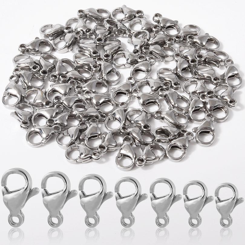 High Quality No Fade Stainless Steel Lobster Clasps Components DIY Jewelry Making Supplies Handmade Bracelets Necklace Findings 9mm
High Quality No Fade Stainless Steel Lobster Clasps Components DIY Jewelry Making Supplies Handmade Bracelets Necklace Findings 9mm