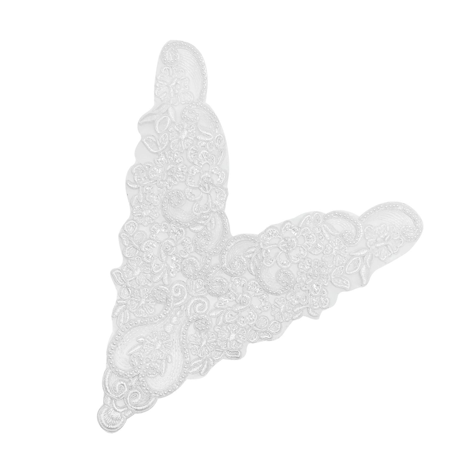 Women Embroidered Flower Lace V Neckline Collar Appliques Trim for Weddings Parties Bridal Dresses Sewing Crafts Patches білий
Women Embroidered Flower Lace V Neckline Collar Appliques Trim for Weddings Parties Bridal Dresses Sewing Crafts Patches білий