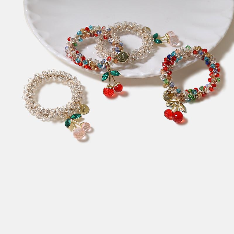 1pc Simple Cherry Crystal Hairband with Temperament for Tying Ponytail Bun Hair Accessories Elastic Band for Head Strap
1pc Simple Cherry Crystal Hairband with Temperament for Tying Ponytail Bun Hair Accessories Elastic Band for Head Strap