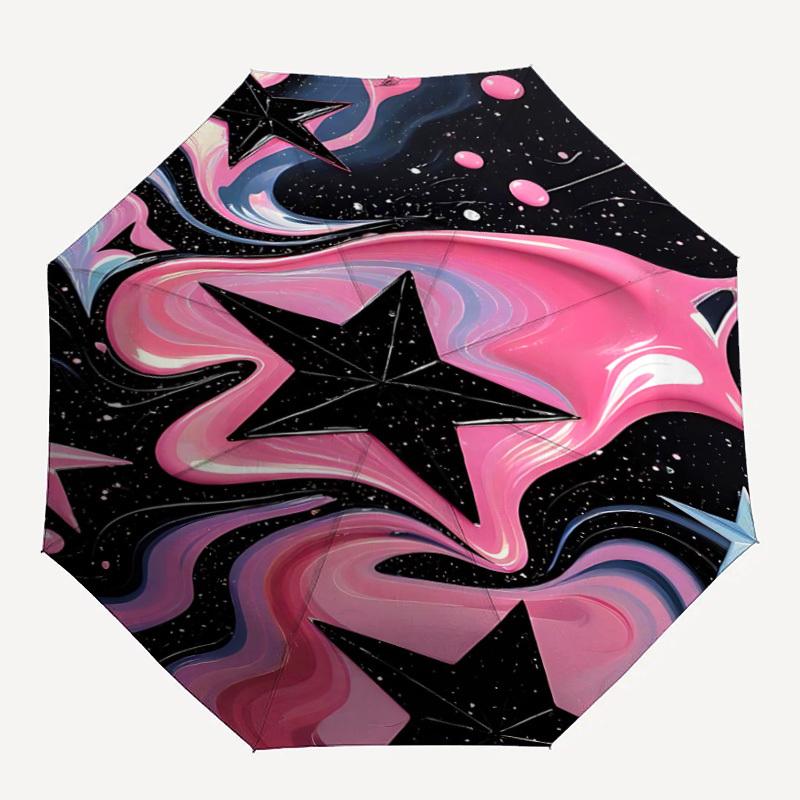 1pc Cosmic Waves Celestial Flow Automatic Folding Umbrella, 8-Rib Durable Iron Frame, Compact Travel Umbrella for Women & Men 080
1pc Cosmic Waves Celestial Flow Automatic Folding Umbrella, 8-Rib Durable Iron Frame, Compact Travel Umbrella for Women & Men 080