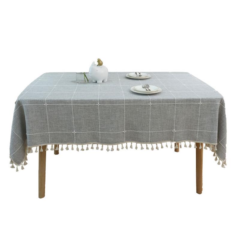 Linen Table Cover Dust-proof And Elegant Tabletop Decoration Cover For Kitchen Tablecloth Cotton
Linen Table Cover Dust-proof And Elegant Tabletop Decoration Cover For Kitchen Tablecloth Cotton