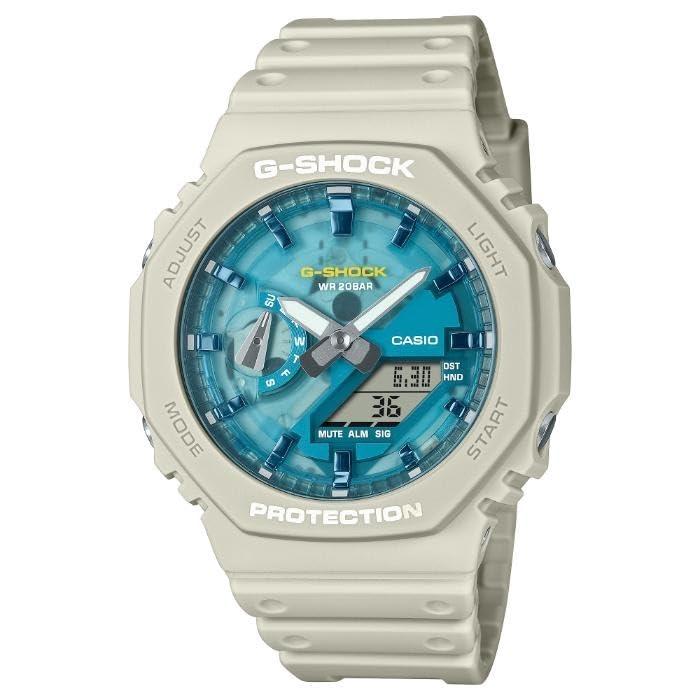 Casio Watch for Men G-Shock GA-2100AS-5A Analog-Digital (Overseas Model) синій
Casio Watch for Men G-Shock GA-2100AS-5A Analog-Digital (Overseas Model) синій