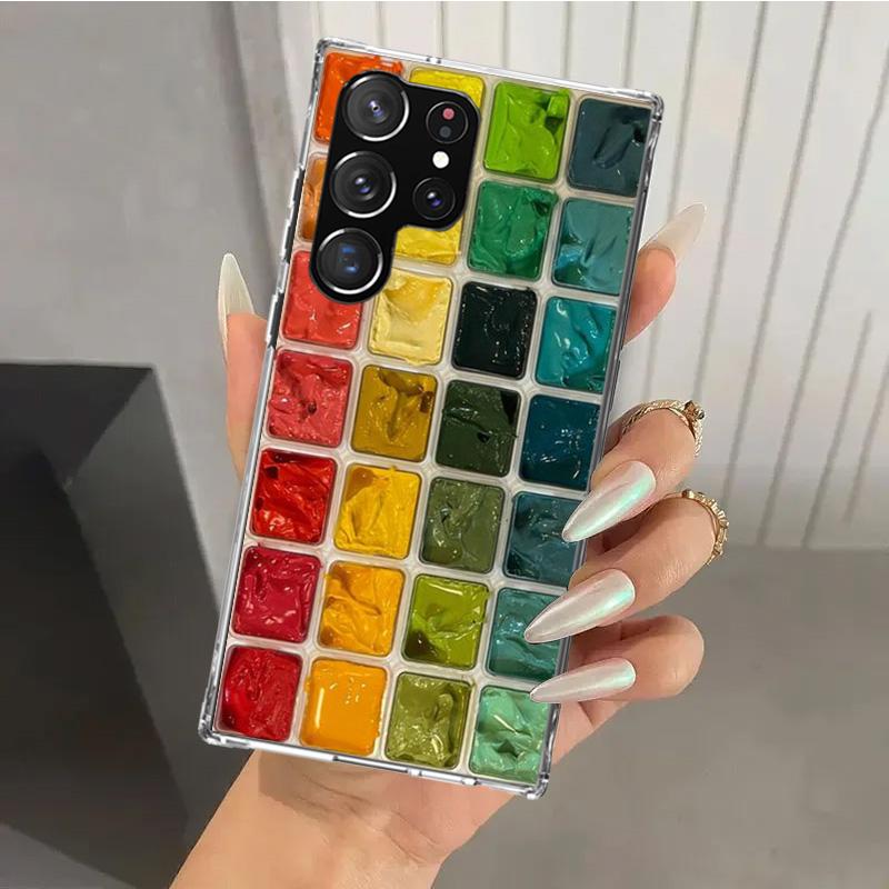 Watercolors Set Paint Palette Painting Box Phone Case for Samsung Galaxy S26 S24 S23 Ultra S25 Edge S22 S21 Plus S20 FE + Soft P Samsung S21 Plus
Watercolors Set Paint Palette Painting Box Phone Case for Samsung Galaxy S26 S24 S23 Ultra S25 Edge S22 S21 Plus S20 FE + Soft P Samsung S21 Plus