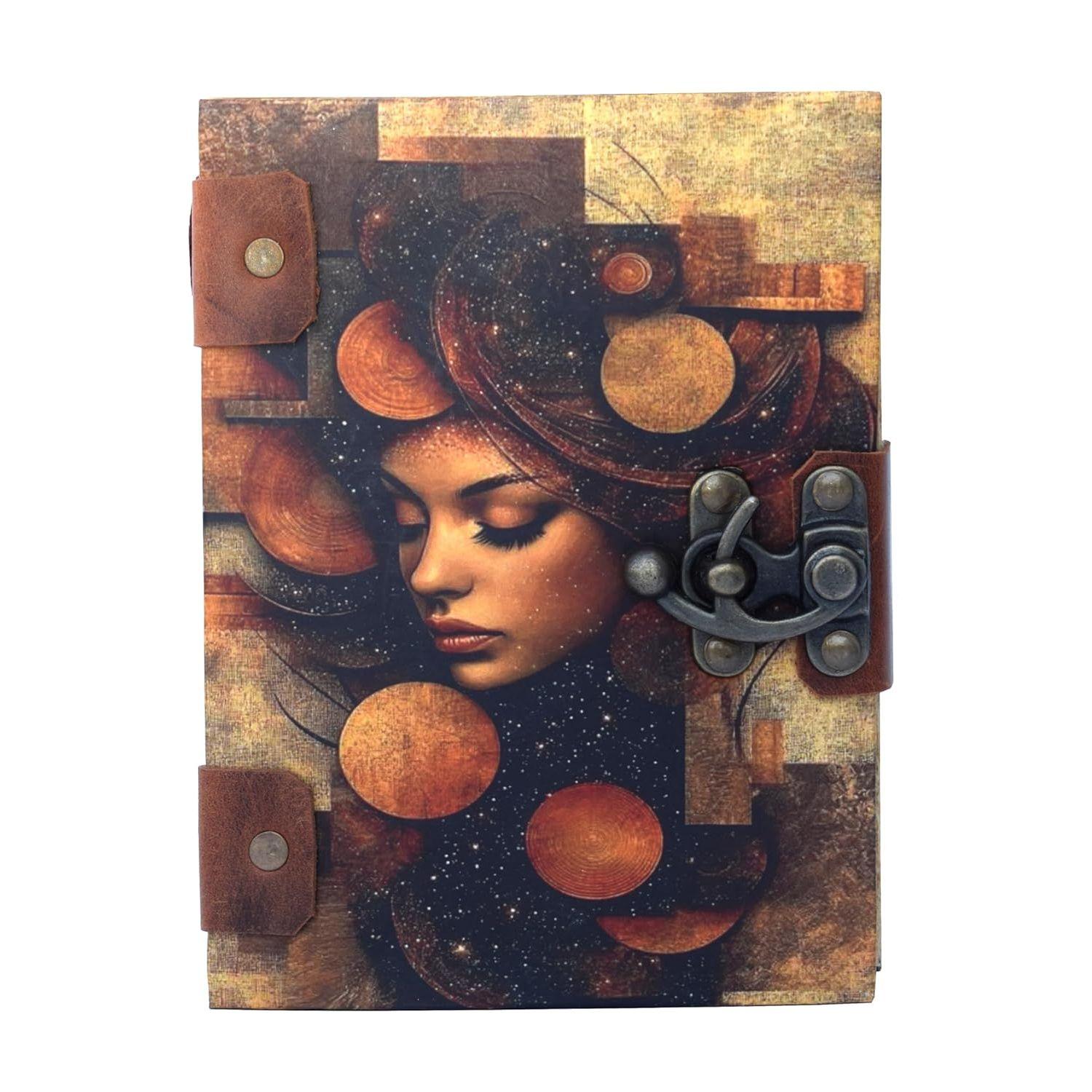DIVYA VINTAGE CRAFT Celestial Art Hardcover Printed Diary Journal Antique C lock Closer Notebook For Gift 7x5 Inch A5 17.8 × 12.7 c
DIVYA VINTAGE CRAFT Celestial Art Hardcover Printed Diary Journal Antique C lock Closer Notebook For Gift 7x5 Inch A5 17.8 × 12.7 c