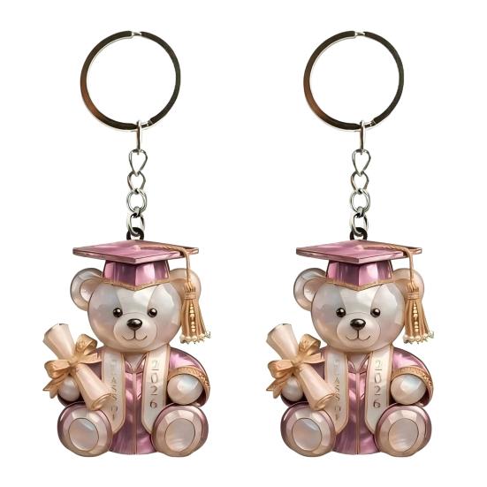 2Pcs Graduation Bear Acrylic Car Charm 2D Flat Pendant for Rearview Mirror Keychain Bag Cute Keepsake Unique Gift for Grads D
2Pcs Graduation Bear Acrylic Car Charm 2D Flat Pendant for Rearview Mirror Keychain Bag Cute Keepsake Unique Gift for Grads D