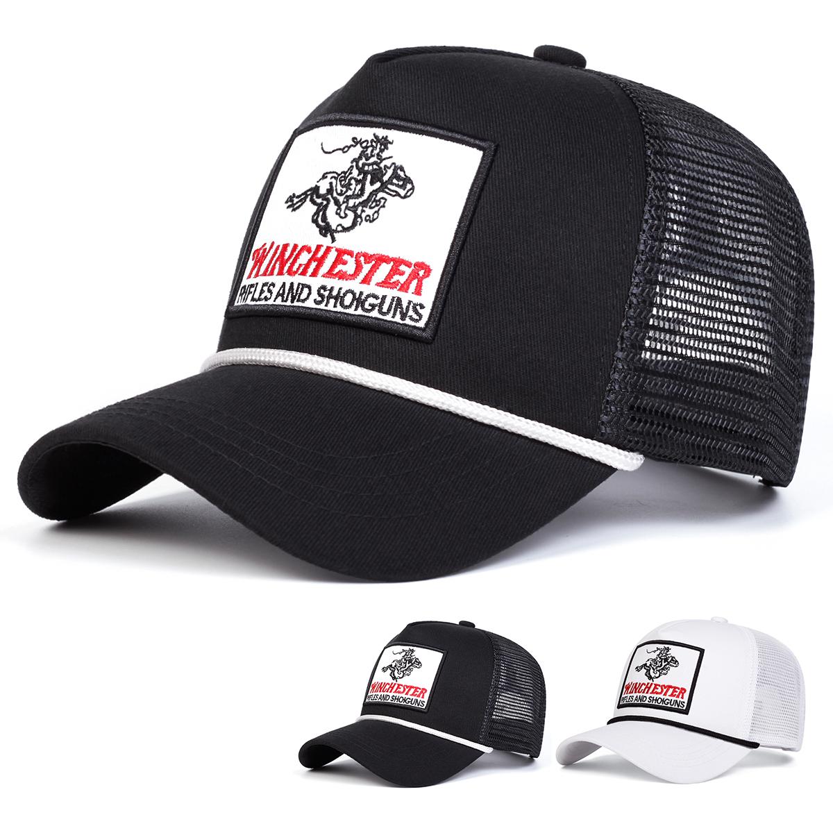 Unisex WINCHESTER Letter Embroidery Baseball Net Caps Spring Summer Outdoor Adjustable Casual Hats Dad Hat Sunscreen Hat
Unisex WINCHESTER Letter Embroidery Baseball Net Caps Spring Summer Outdoor Adjustable Casual Hats Dad Hat Sunscreen Hat