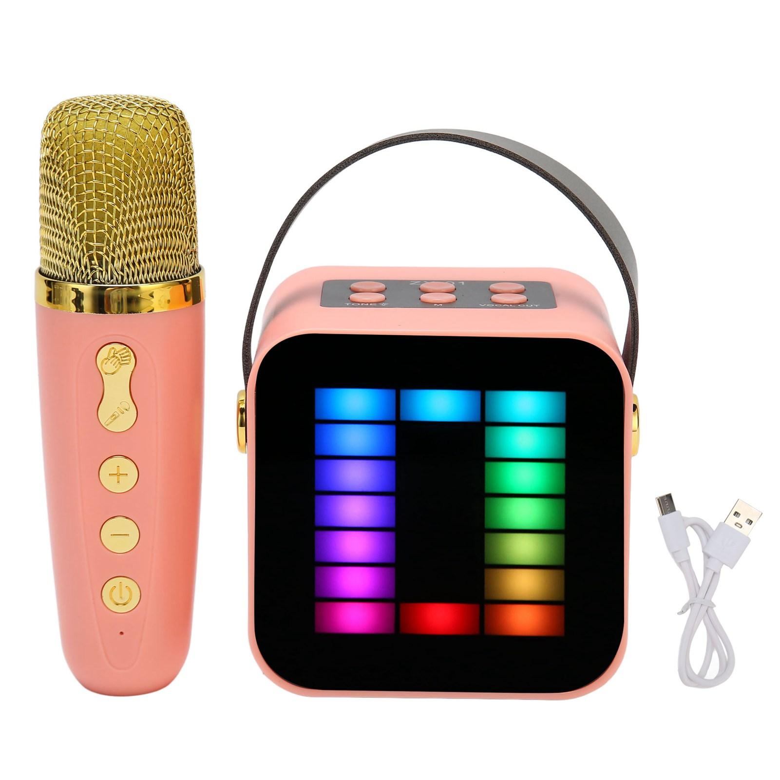 Мини-караоке-машина с RGB-подсветкой, цифровой процессор обработки, портативный, Bluetooth чёрный
Мини-караоке-машина с RGB-подсветкой, цифровой процессор обработки, портативный, Bluetooth чёрный