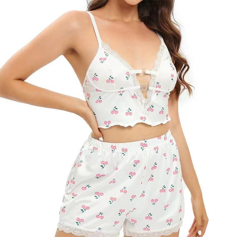 Женский летний костюм для сна, винтажный цветочный принт, майка и шорты, удобная ночная одежда, пижамный комплект на бретелях-спагетти XL
Женский летний костюм для сна, винтажный цветочный принт, майка и шорты, удобная ночная одежда, пижамный комплект на бретелях-спагетти XL