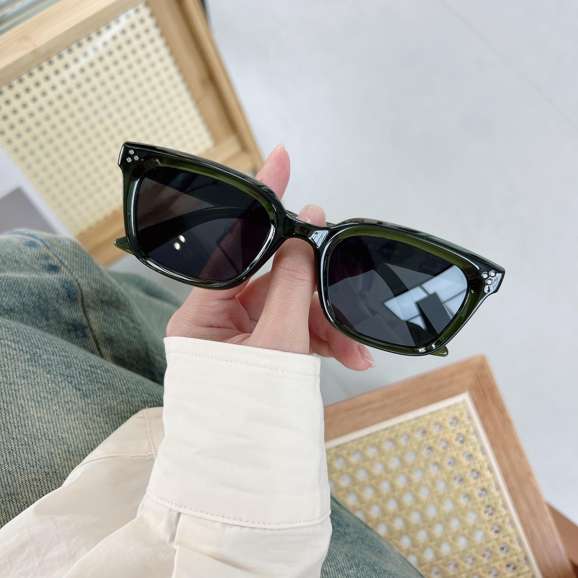 Квадратная маленькая оправа, маленькое лицо, солнцезащитные очки «кошачий глаз» Gm, женские модные высококачественные уличные очки для съемки, летние солнцезащитные очки с козырьком, мужские модели