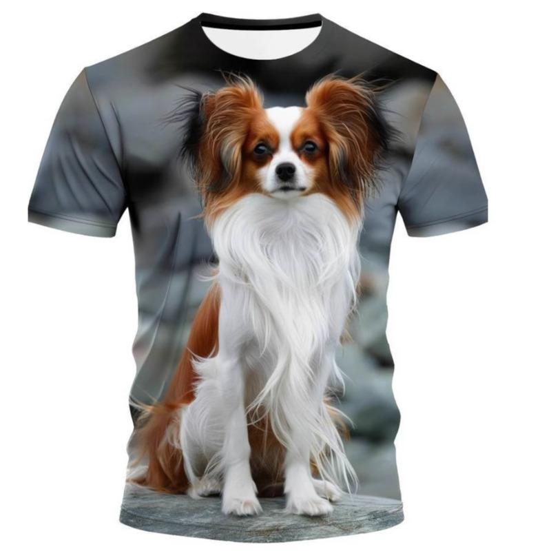 Dog Animal Pattern Summer Round Neck Short Sleeved T-shirt Comfortable Breathable Plus Size Men s Personalized Fun T-shirt 6XL
Dog Animal Pattern Summer Round Neck Short Sleeved T-shirt Comfortable Breathable Plus Size Men s Personalized Fun T-shirt 6XL