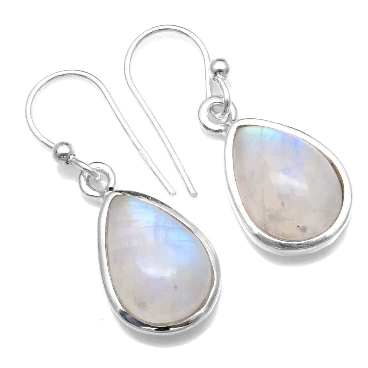 Rainbow Moonstone Gemstone Earrings Solid 925 Sterling Silver Handmade Earrings Jewelry Gift For Women And Girls E-828
Rainbow Moonstone Gemstone Earrings Solid 925 Sterling Silver Handmade Earrings Jewelry Gift For Women And Girls E-828
