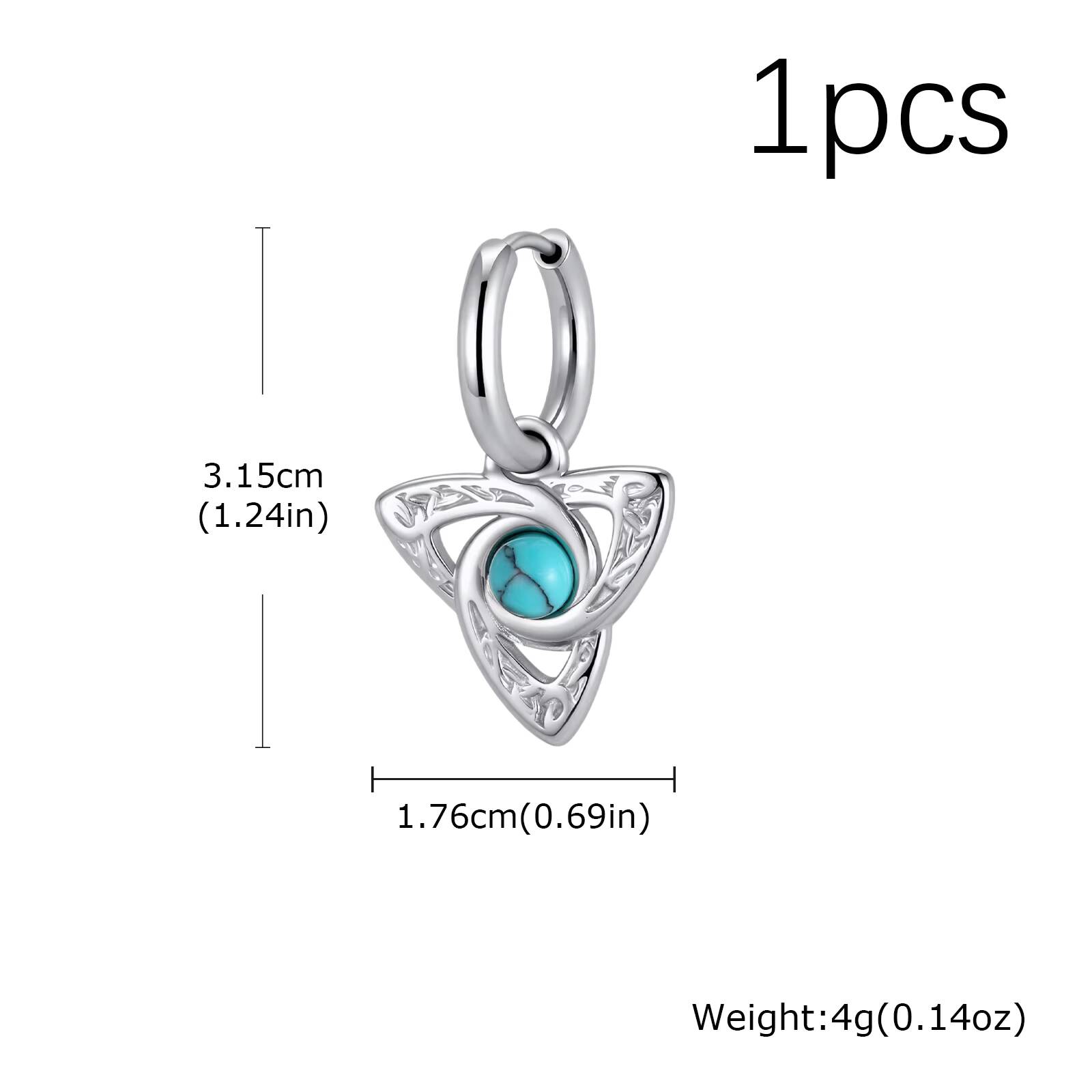 Vnox Black Onyx Turquoise Stone Celtic Knot Hoop Earrings for Men Women, Stainless Steel Waterproof Rock Vintage Jewelry Gift
Vnox Black Onyx Turquoise Stone Celtic Knot Hoop Earrings for Men Women, Stainless Steel Waterproof Rock Vintage Jewelry Gift