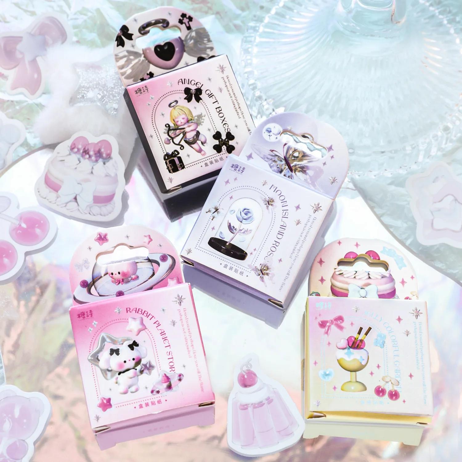 46 шт. эстетических наклеек серии Sweetheart Kawaii Girl для телефона, чехла для ноутбука, украшения для скрапбукинга, журнала, сделай сам, милые наклейки из материала
46 шт. эстетических наклеек серии Sweetheart Kawaii Girl для телефона, чехла для ноутбука, украшения для скрапбукинга, журнала, сделай сам, милые наклейки из материала