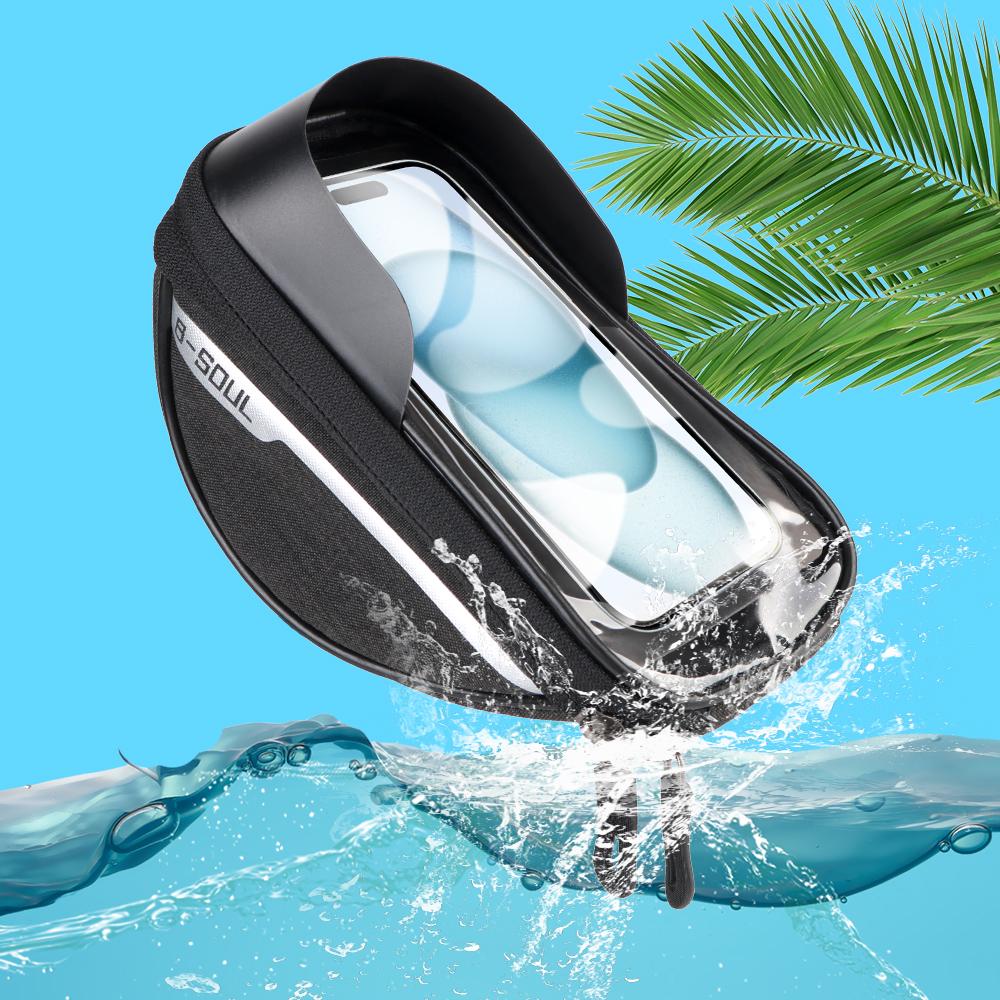 Waterproof Large Capacity Universal Bicycle Hard Shell Phone Bag Cycling Top Tube Front Frame Bag Bike Accessories 7.0 inch чорний
Waterproof Large Capacity Universal Bicycle Hard Shell Phone Bag Cycling Top Tube Front Frame Bag Bike Accessories 7.0 inch чорний