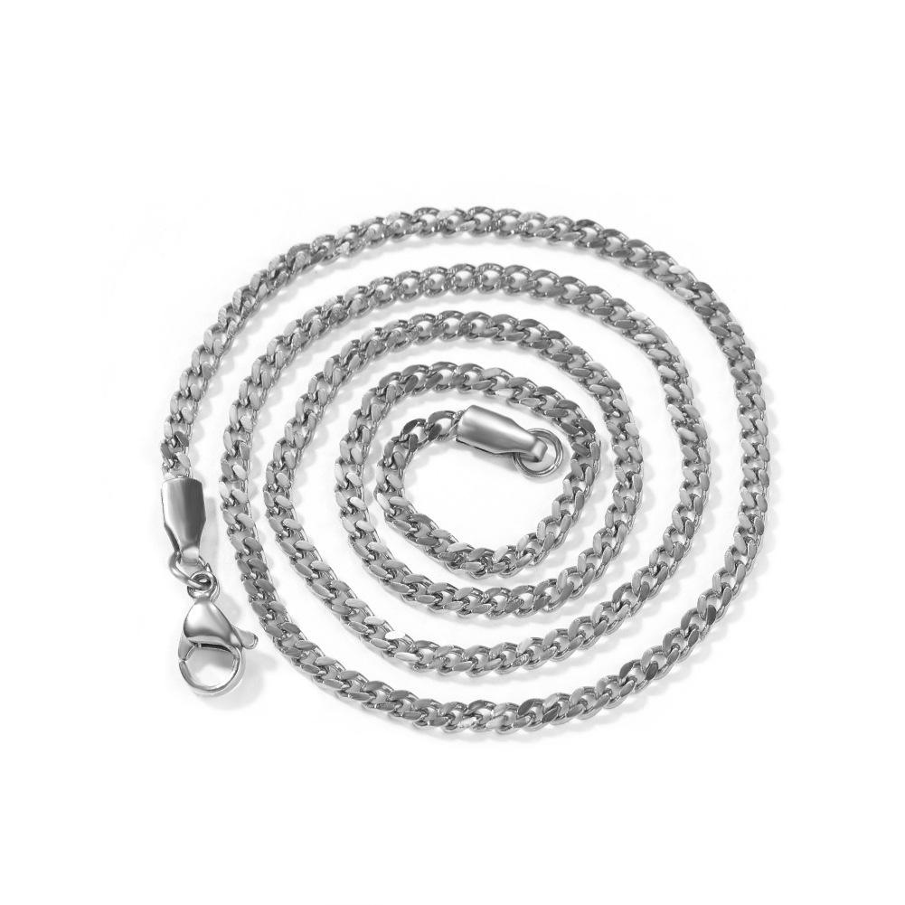 Персонализированное хип-хоп ожерелье Кубинская цепь Позолоченная Майами Кубинская цепь Мужская цепь 3mm*50cm
Персонализированное хип-хоп ожерелье Кубинская цепь Позолоченная Майами Кубинская цепь Мужская цепь 3mm*50cm