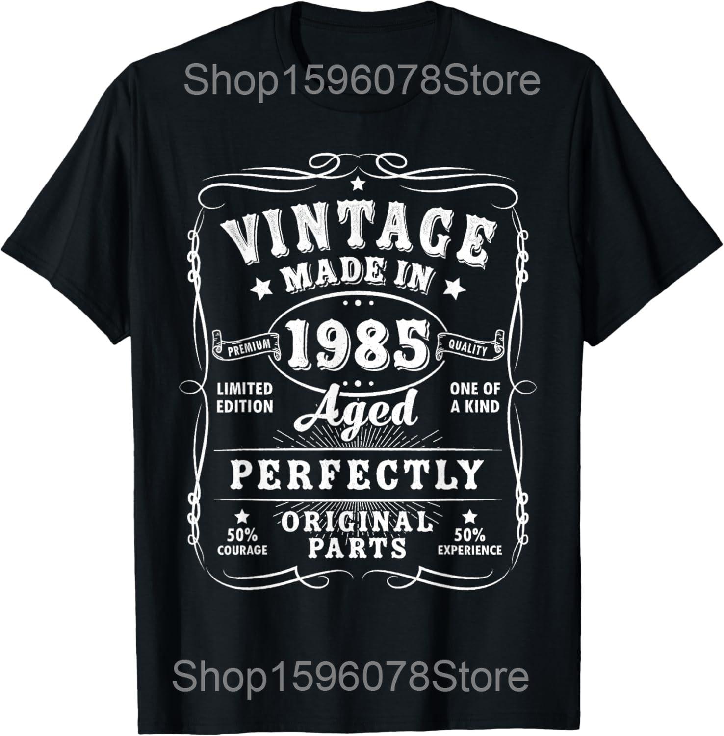 Vintage 40 Birthday Decorations 40yr 1985 40th T Shirts Men Humor Streetwear Tee Shirt Short Sleeve Unisex Loose Clothing 4XL
Vintage 40 Birthday Decorations 40yr 1985 40th T Shirts Men Humor Streetwear Tee Shirt Short Sleeve Unisex Loose Clothing 4XL