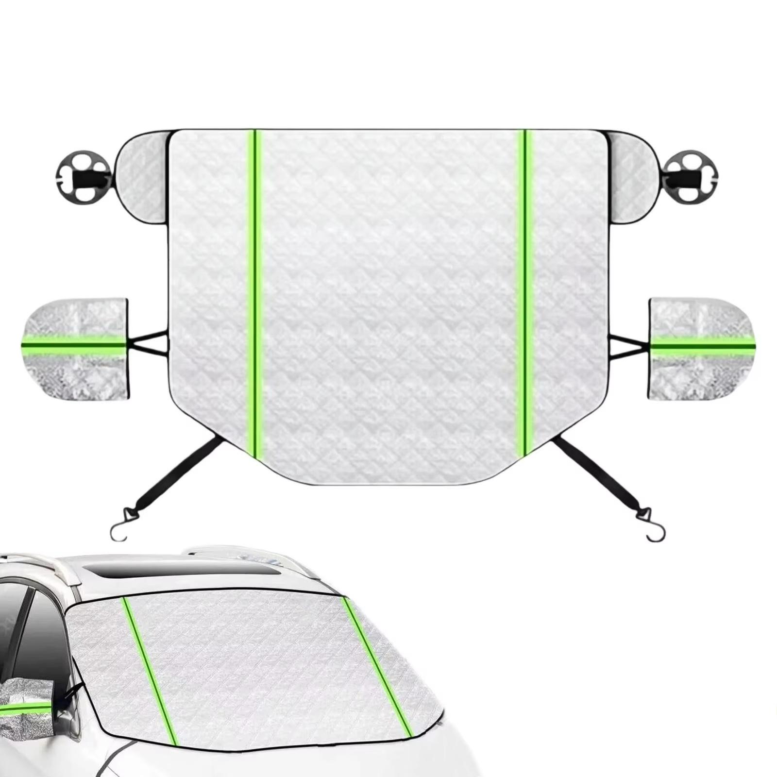 AstroAI 4-Layer Windshield Snow Cover for Ice, UV, Frost - Wiper & Mirror Protector, Windproof Sunshade for Cars, Compact SUVs one size белый
AstroAI 4-Layer Windshield Snow Cover for Ice, UV, Frost - Wiper & Mirror Protector, Windproof Sunshade for Cars, Compact SUVs one size белый