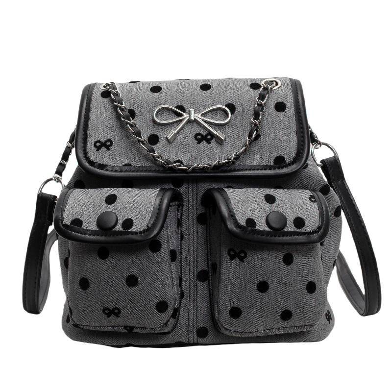 Простой небольшой рюкзак в горошек для женщин 2024 года, новая сумка через плечо из холста, нишевый дизайн, универсальная сумка-мессенджер для поездок на работу
Простой небольшой рюкзак в горошек для женщин 2024 года, новая сумка через плечо из холста, нишевый дизайн, универсальная сумка-мессенджер для поездок на работу