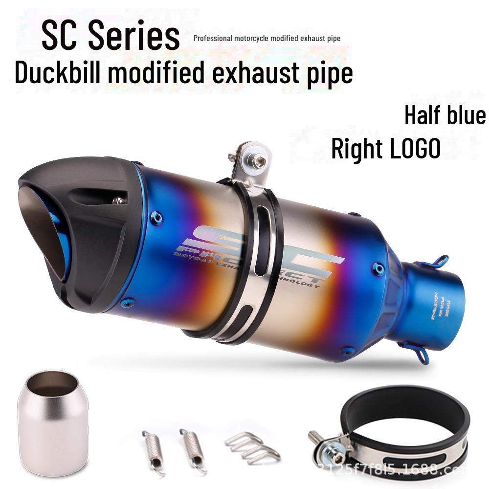 Глушитель выхлопной трубы мотоцикла Hongtian Cannon из нержавеющей стали – полусиний аксессуар для звука спортивного автомобиля.
Глушитель выхлопной трубы мотоцикла Hongtian Cannon из нержавеющей стали – полусиний аксессуар для звука спортивного автомобиля.