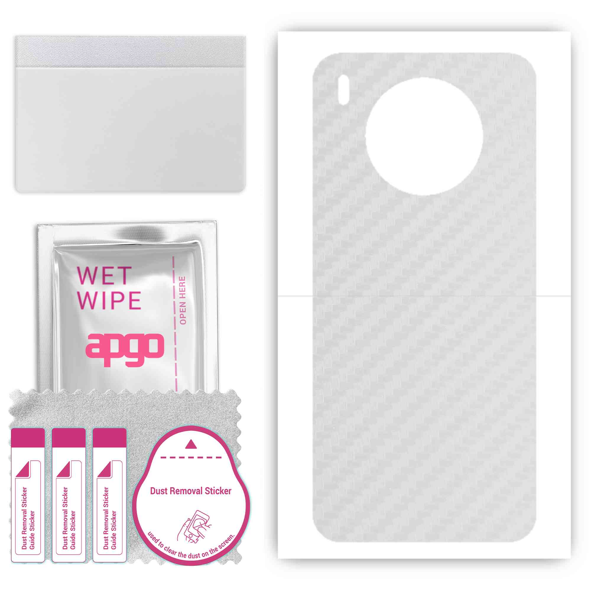apgo Protective Skin Sticker for the back compatible with Huawei Nova 8i, Wrap Film, Foil, Vinyl - Pattern Transparent Carbon
apgo Protective Skin Sticker for the back compatible with Huawei Nova 8i, Wrap Film, Foil, Vinyl - Pattern Transparent Carbon
