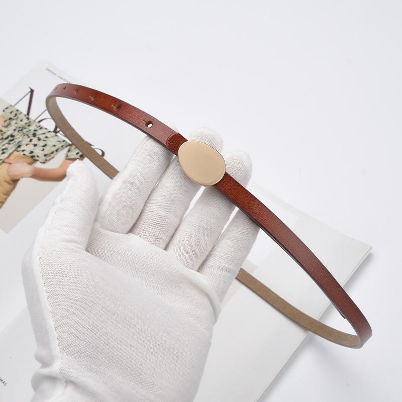 Simple and Versatile Women s Thin Belt Genuine Leather Fashion Ins Decorative Suit Belt with Skirt and Shirt Waist 105cm
Simple and Versatile Women s Thin Belt Genuine Leather Fashion Ins Decorative Suit Belt with Skirt and Shirt Waist 105cm