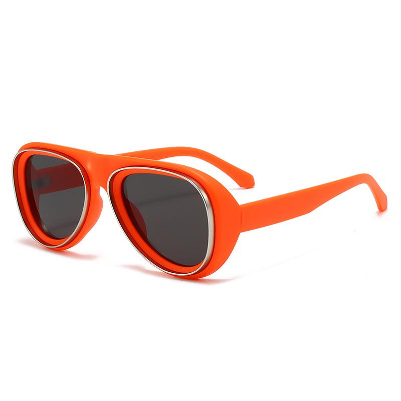 Oversized Punk Sunglasses Women Men 2026 Luxury Brand Design Vintage Big Frame Sun Glasses for Male Goggle Eyewear UV400 помаранчевий
Oversized Punk Sunglasses Women Men 2026 Luxury Brand Design Vintage Big Frame Sun Glasses for Male Goggle Eyewear UV400 помаранчевий