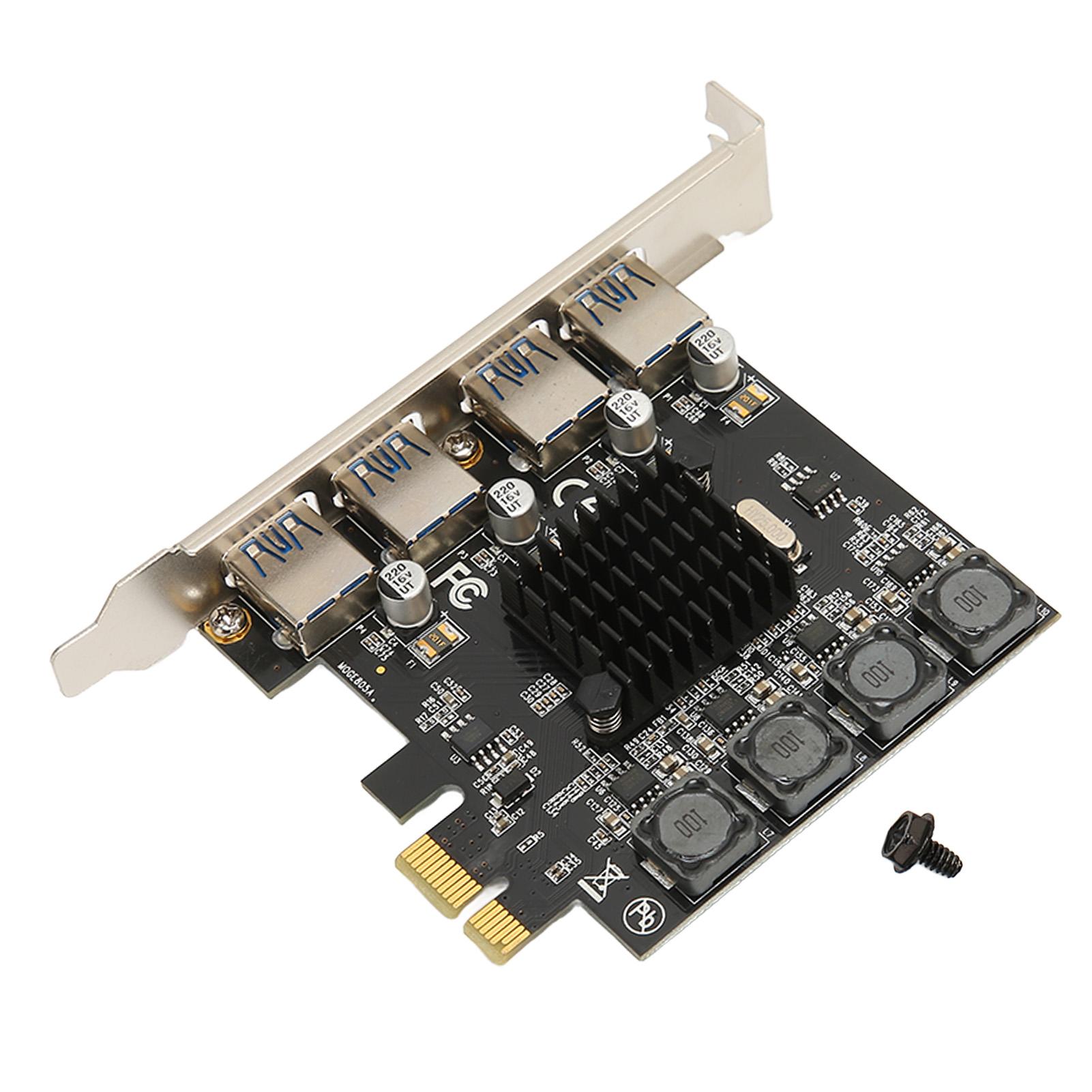 Плата розширення PCIE до USB 4 порти USB 3.0 5 Гбіт/с Високошвидкісний автономний контролер концентратора USB3.0 для
Плата розширення PCIE до USB 4 порти USB 3.0 5 Гбіт/с Високошвидкісний автономний контролер концентратора USB3.0 для