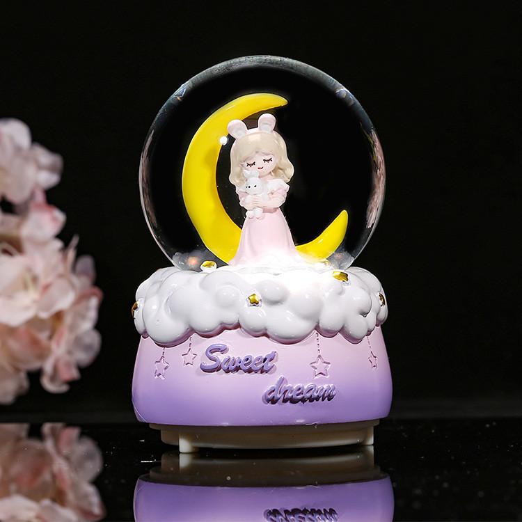 Heart Girl Moon Girl Luminous Crystal Rotating Music Box Night Light Battery Aaa рожевий
Heart Girl Moon Girl Luminous Crystal Rotating Music Box Night Light Battery Aaa рожевий