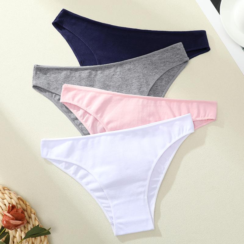 4PCS Women s Cotton Seamless Panties Sexy Low Waist Solid Color Underwear Female Breathable Briefs Soft Comfortable Lingerie New M&4pcs
4PCS Women s Cotton Seamless Panties Sexy Low Waist Solid Color Underwear Female Breathable Briefs Soft Comfortable Lingerie New M&4pcs