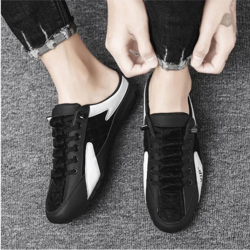 Classic Men s Half Slipper Shoes 2024 New Male Trendy Soft Sole Support Shoes Concise Breathable Slippers Mens Zapatos De Hombre 39 серый
Classic Men s Half Slipper Shoes 2024 New Male Trendy Soft Sole Support Shoes Concise Breathable Slippers Mens Zapatos De Hombre 39 серый