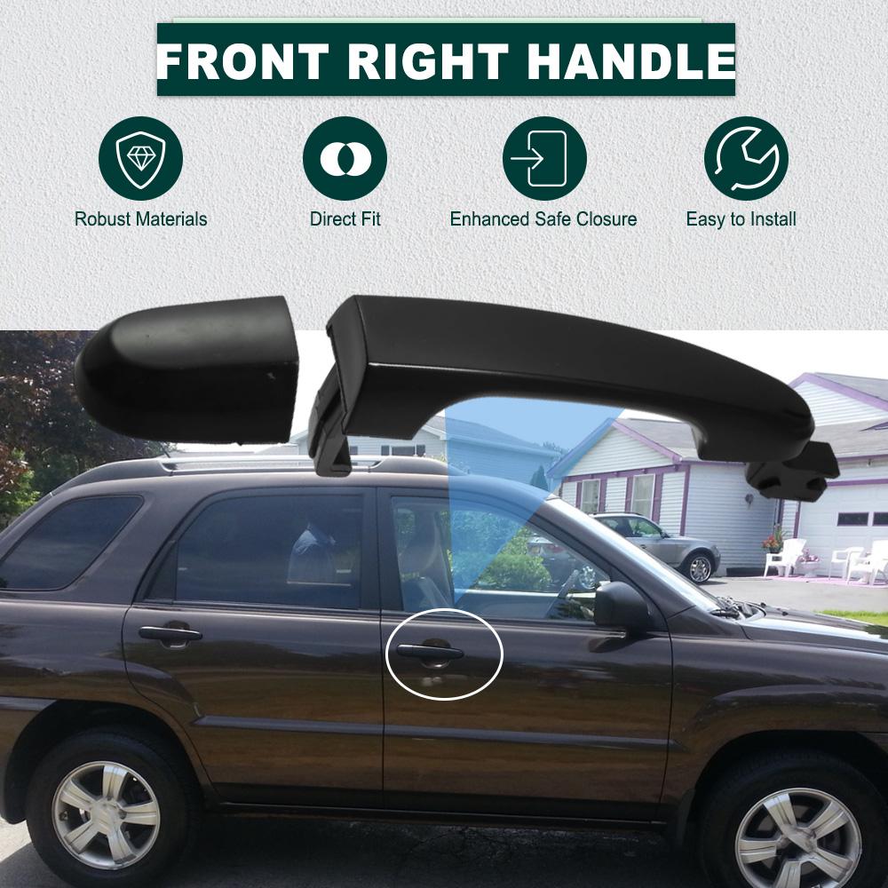 Car Exterior Outside Door Handle Front Rear Left Right for Kia Sportage 2005 2006 2007 2008 2009 2010 Left Hand Drive 826511F010 Black Front Right
Car Exterior Outside Door Handle Front Rear Left Right for Kia Sportage 2005 2006 2007 2008 2009 2010 Left Hand Drive 826511F010 Black Front Right