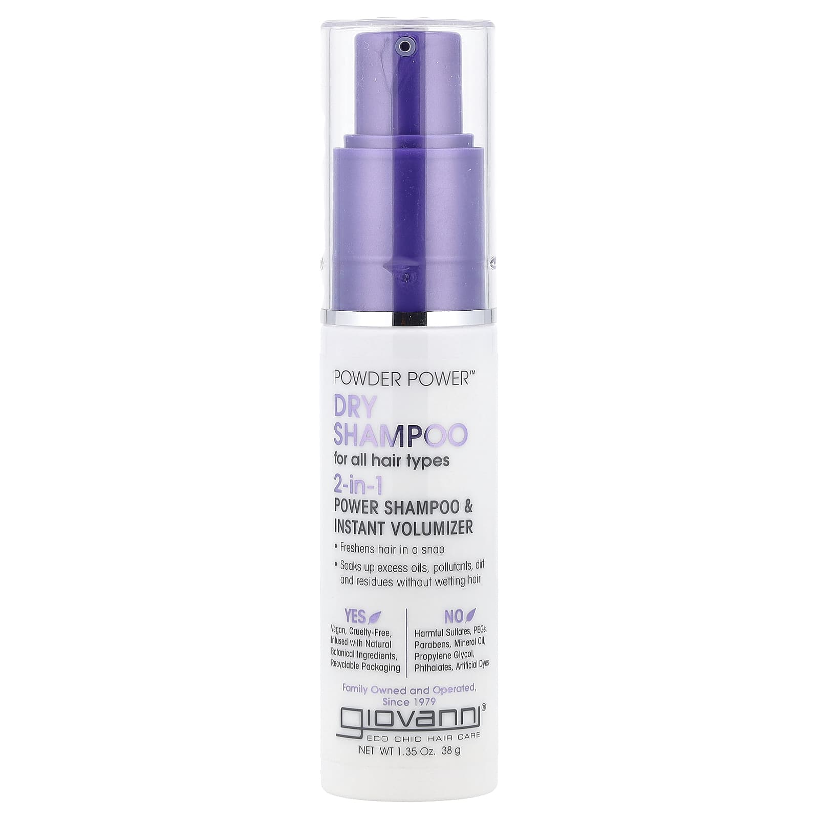 Powder Power™ Dry Shampoo, 2-In-1 Power Shampoo & Instant Volumizer, For All Hair Types, 38G(1.35Oz)
Powder Power™ Dry Shampoo, 2-In-1 Power Shampoo & Instant Volumizer, For All Hair Types, 38G(1.35Oz)