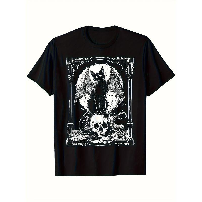European sizes Men s & Bat Cat Skull Goth T-Shirt - Occult Punk Grunge Black Metal Tee 4XL
European sizes Men s & Bat Cat Skull Goth T-Shirt - Occult Punk Grunge Black Metal Tee 4XL