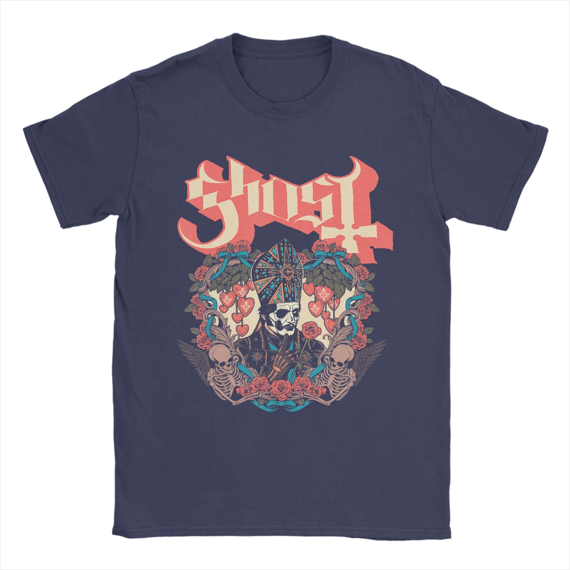 Ghost Band Valentines Day Flower Heart Skull T Shirts Men Pure Cotton Funny TShirt Crewneck Tee Shirt Short Sleeve Clothing 4XL
Ghost Band Valentines Day Flower Heart Skull T Shirts Men Pure Cotton Funny TShirt Crewneck Tee Shirt Short Sleeve Clothing 4XL