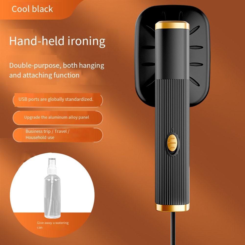 Ручной отпариватель для одежды Портативный паровой утюг Дорожный утюг black
Ручной отпариватель для одежды Портативный паровой утюг Дорожный утюг black
