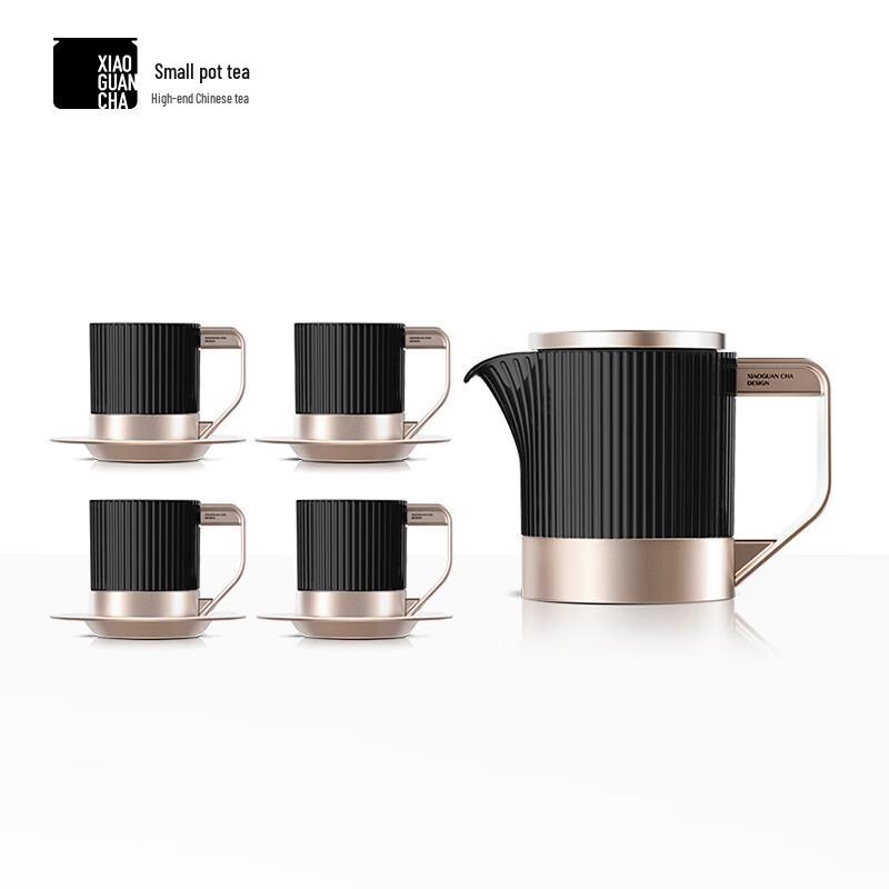 Xiao Guan Cha Executive Glass Tea Set - Black Gold
Xiao Guan Cha Executive Glass Tea Set - Black Gold