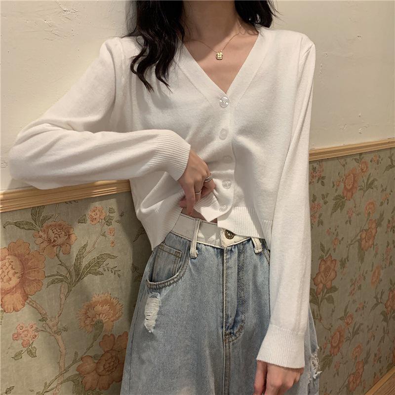 Red V-Neck Knitted Sweater Cardigan for Women - Thin Long Sleeve, Short Top for Spring & Autumn (2025 Collection) One size: fits 80-125 jin білий
Red V-Neck Knitted Sweater Cardigan for Women - Thin Long Sleeve, Short Top for Spring & Autumn (2025 Collection) One size: fits 80-125 jin білий
