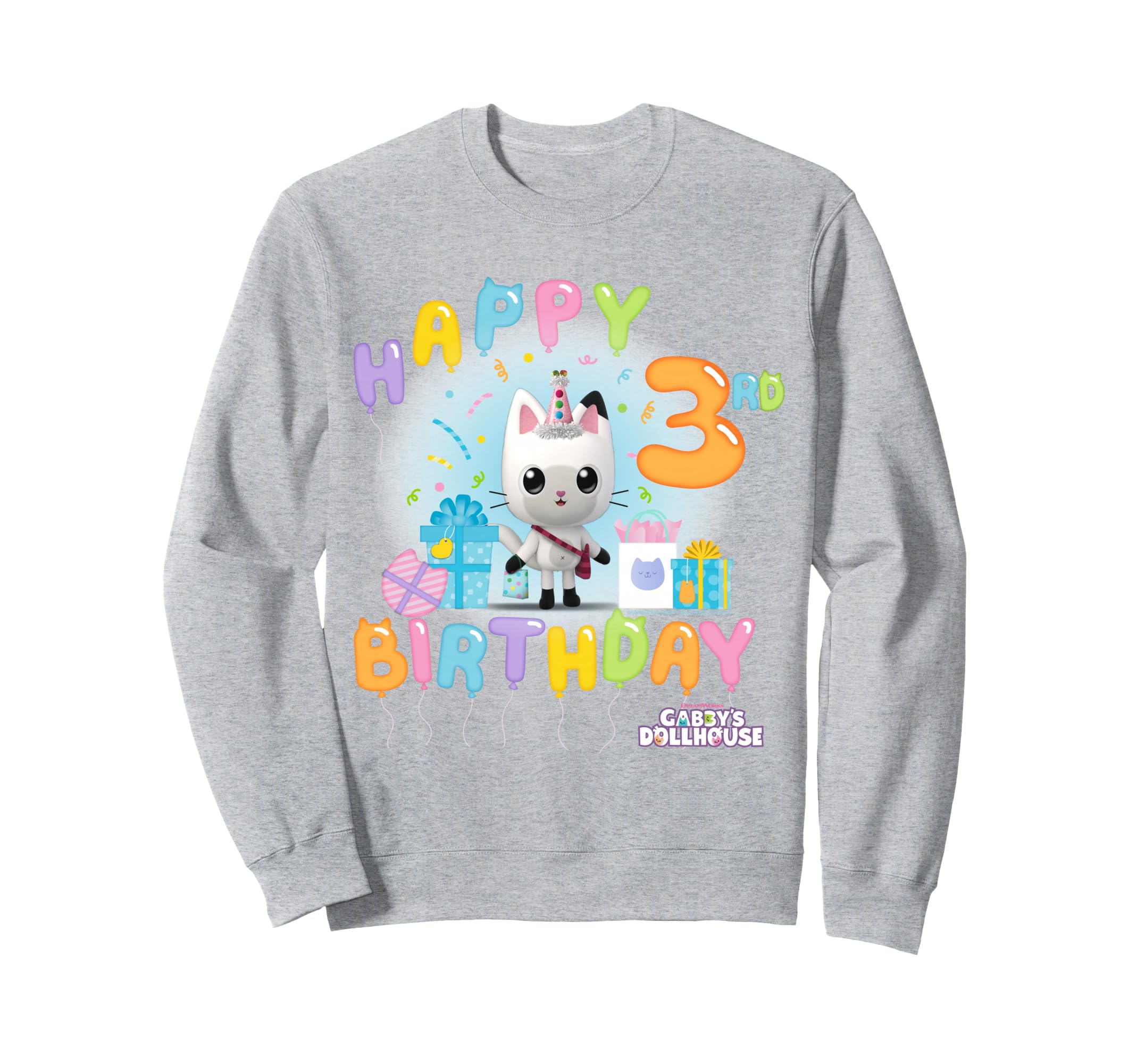 DreamWorks Gabby s Dollhouse Happy 3rd Birthday Sweatshirt
DreamWorks Gabby s Dollhouse Happy 3rd Birthday Sweatshirt