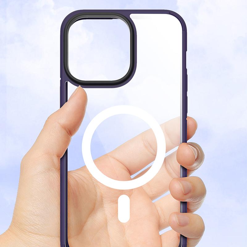X-LEVEL Crystal Clear Series Anti-Drop Phone Case for iPhone 15 Pro Case Compatible with MagSafe TPU+PC Cover Transparent
X-LEVEL Crystal Clear Series Anti-Drop Phone Case for iPhone 15 Pro Case Compatible with MagSafe TPU+PC Cover Transparent