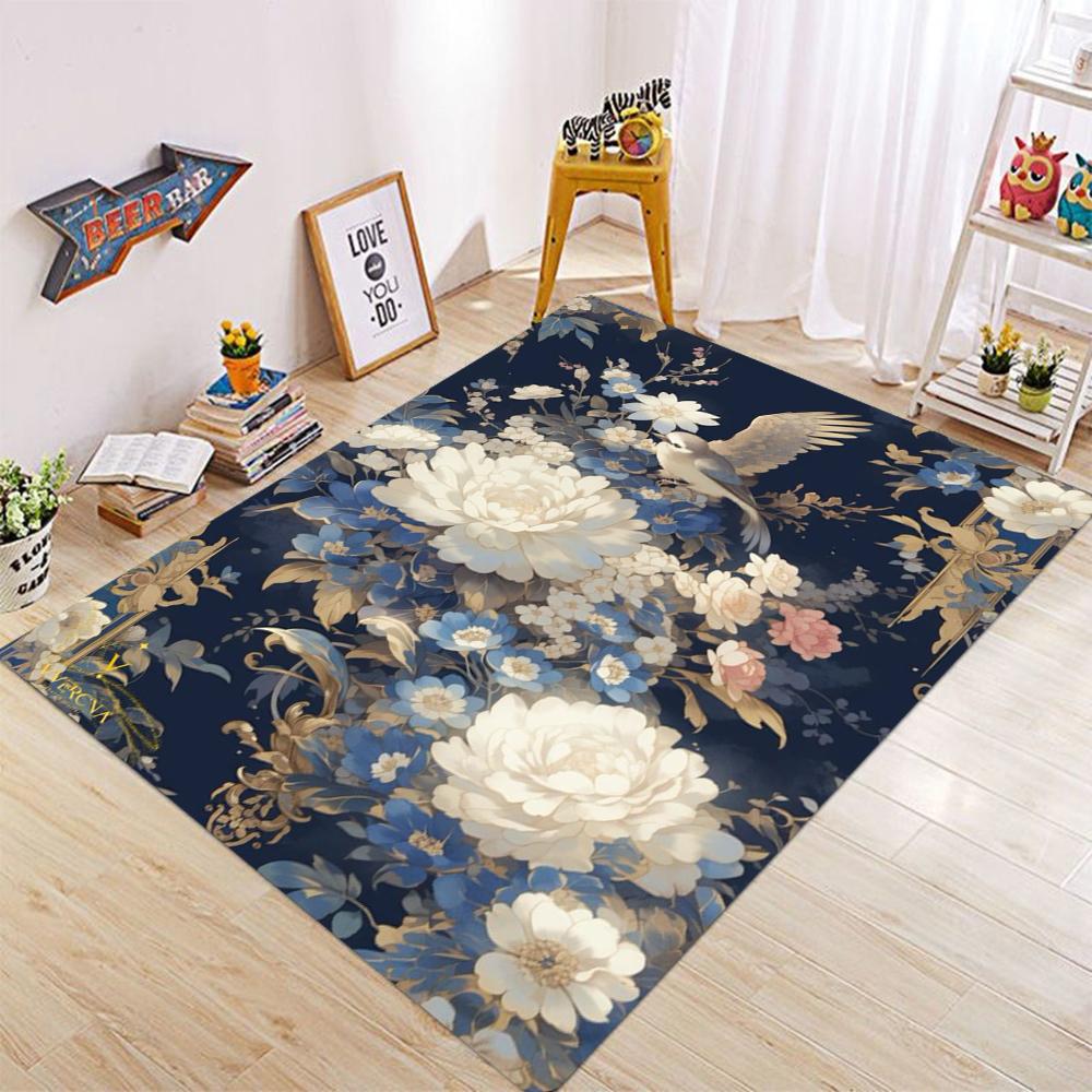 Vintage Gold Carpet Rug Home Decoration Oriental Night Floor Mat Living Room Hallway Bedroom Black Blue Moon Patterns 40x60cm
Vintage Gold Carpet Rug Home Decoration Oriental Night Floor Mat Living Room Hallway Bedroom Black Blue Moon Patterns 40x60cm